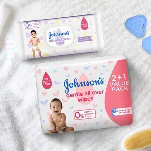 Gentle All Over Baby Wipes 72 Wipes