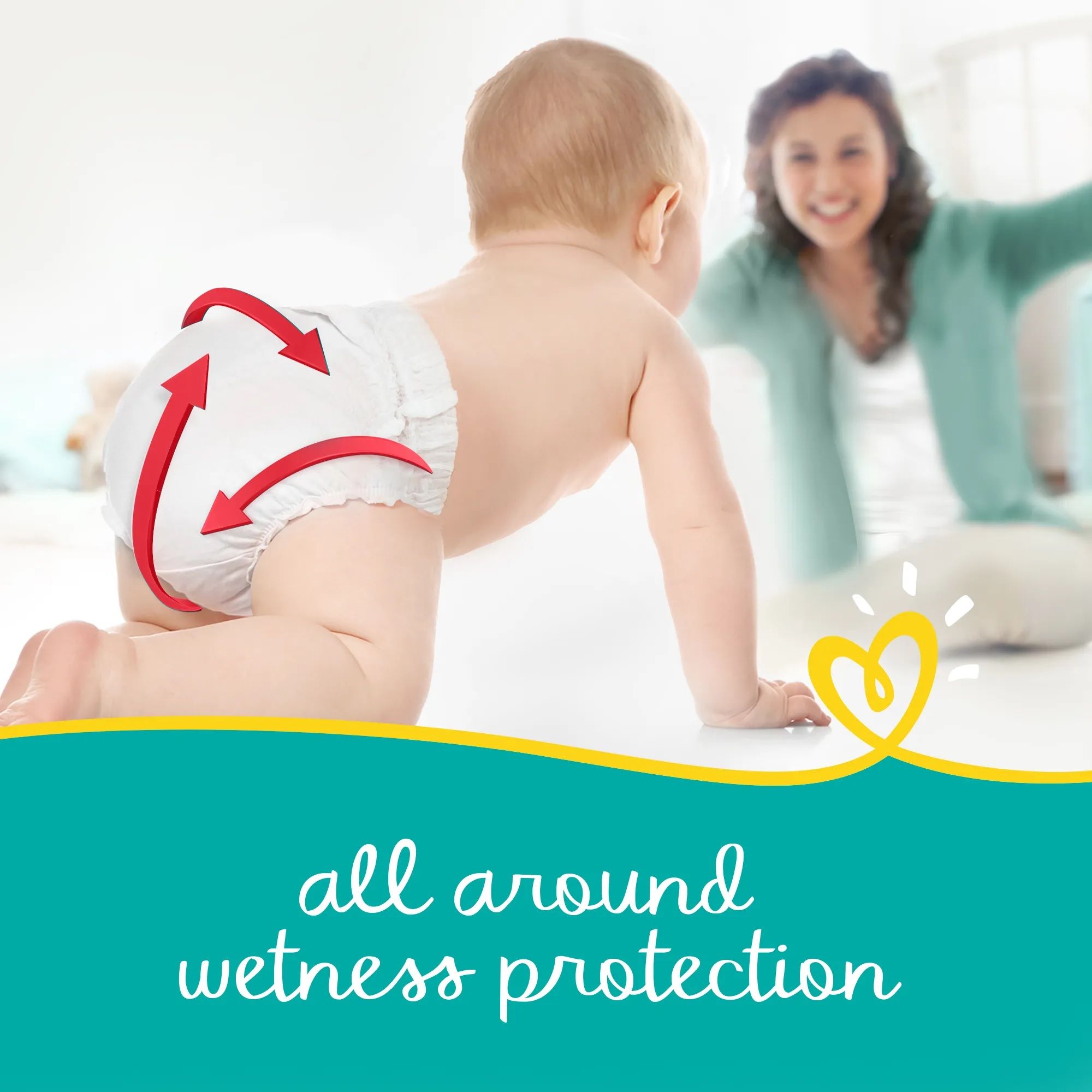 Pampers Baby-Dry Diapers, Size 5 (11-16Kg) 70Pc