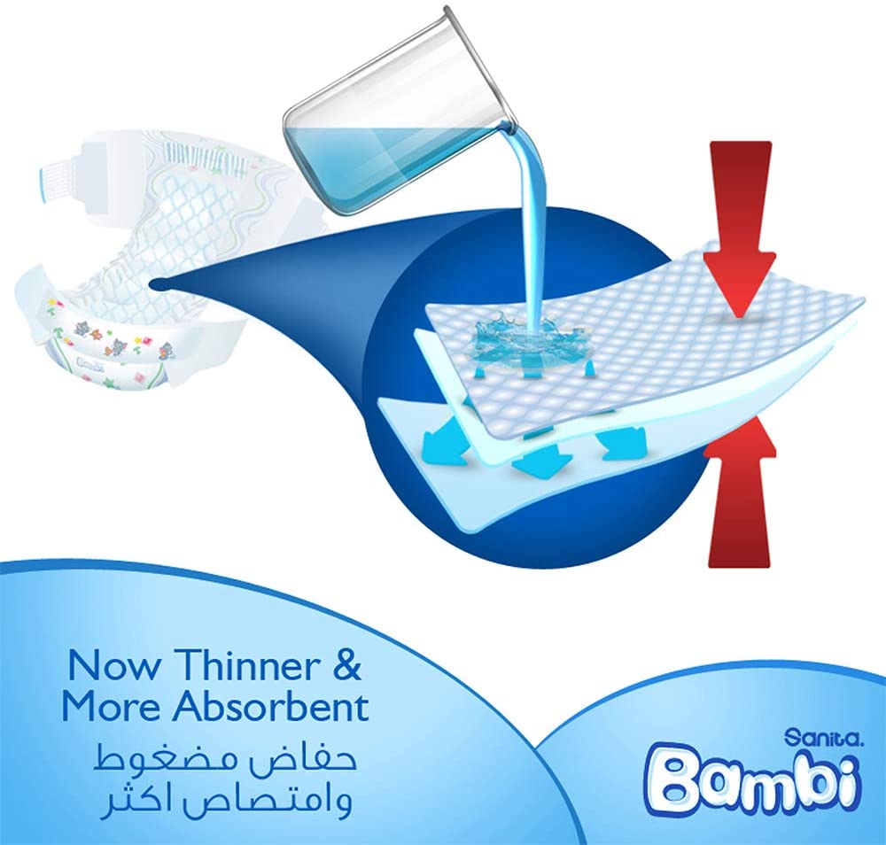 Bambi Baby Diapers Size 5 11Pc
