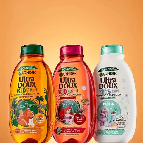 Ultra Doux Kids 2n1 Apricot Det Shampoo