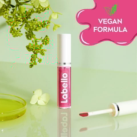 LABELLO Lip Oil, Moisturising Lip Care, Pink Rock, 5.5 ml