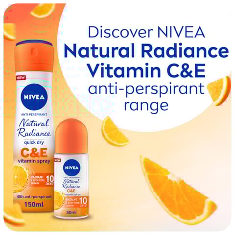 Nivea Deo Roll Natural Radianc C&E 50Ml