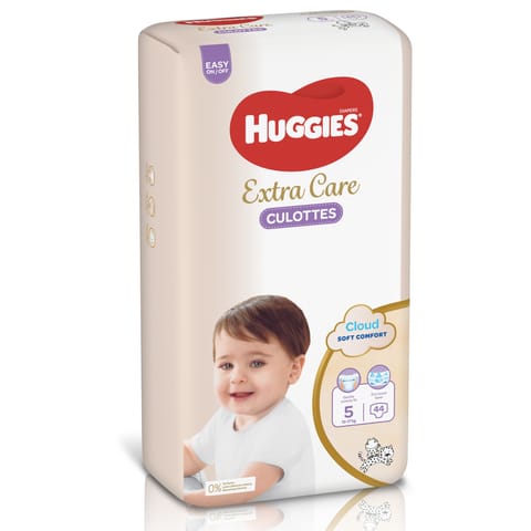 Huggies Extra Care Culottes, Size 5, Jumbo Pack, 44 Pants