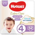 Huggies Extra Care Culottes, Size 4, Jumbo Pack, 52 Pants
