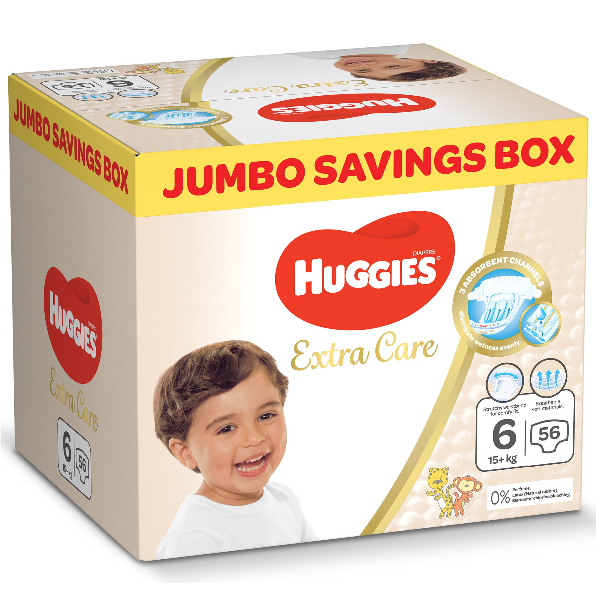 Huggies Extra Care, Size 6 56Pc