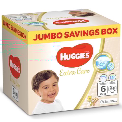 Huggies Extra Care, Size 6 56Pc