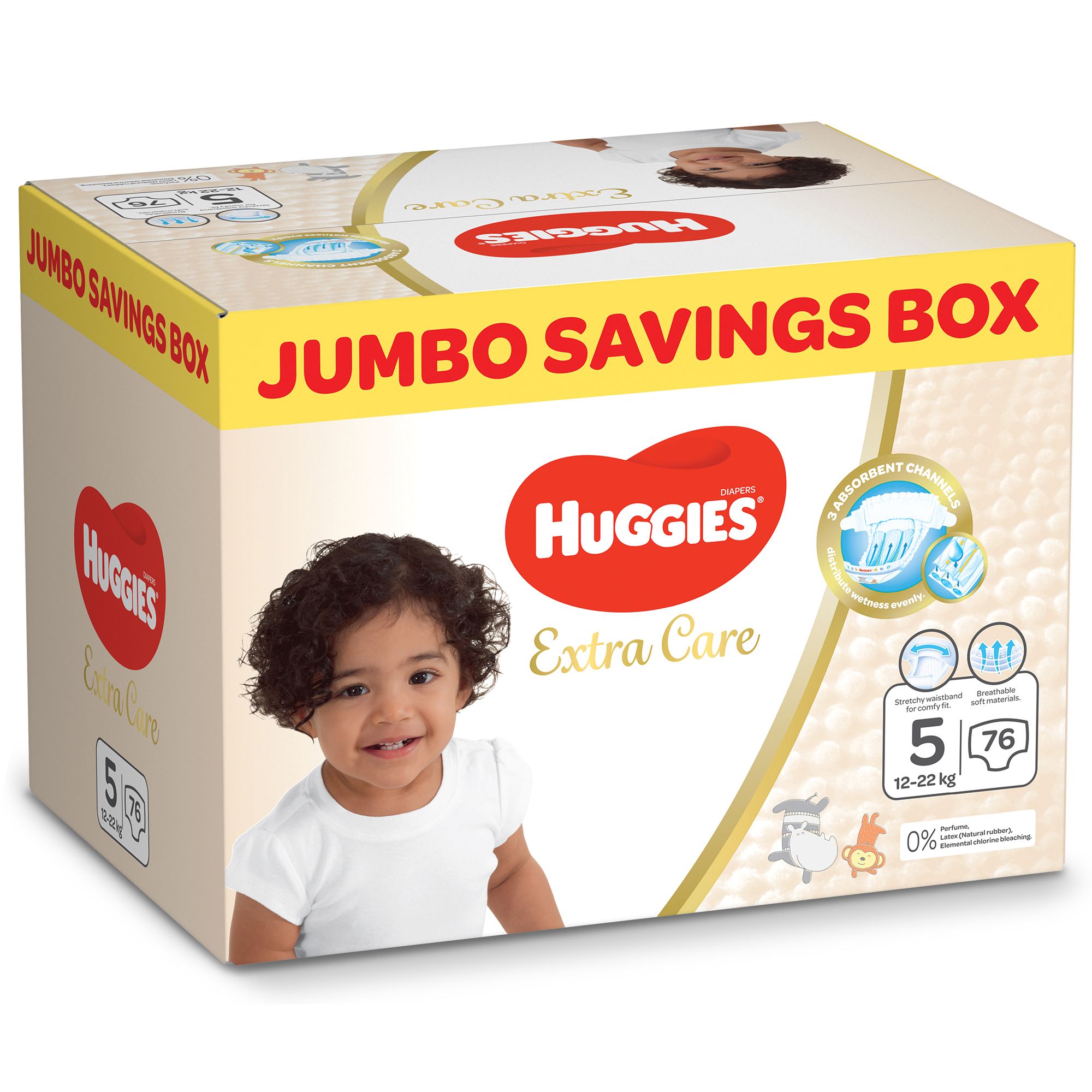 Huggies Extra Care, Size 5 76Pc