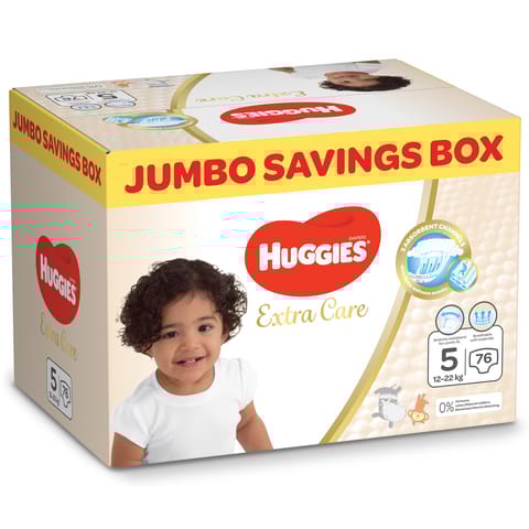 Huggies Extra Care, Size 5 76Pc