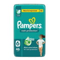 Pampers Rash Protection Taped Diapers, Size 6 (13+Kg) 46Pc