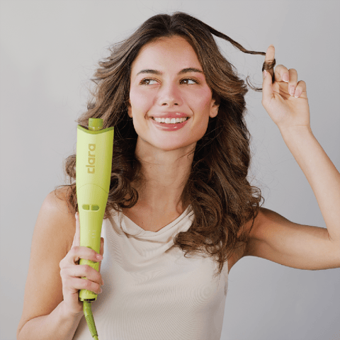 Clara Auto Curler Green