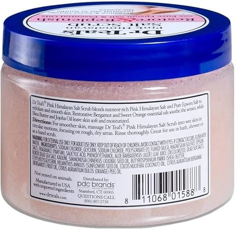 Dr Teal’S Scrub Pink Himalayan Salt 454G