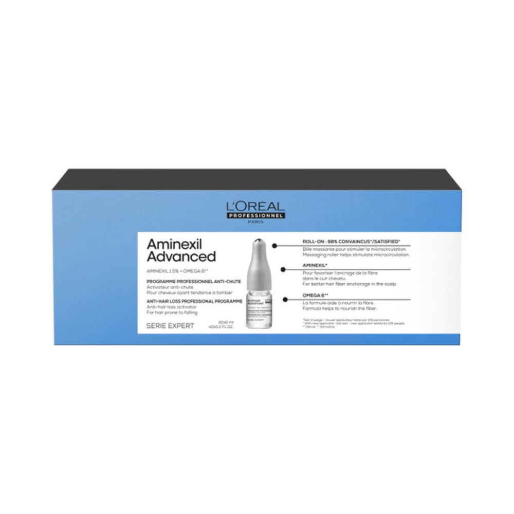 L’Oréal Professionnel Aminexil Advanced Anti-hair loss activator programme for hair prone to falling SERIE EXPERT 42x6 ml